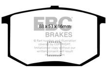 Load image into Gallery viewer, EBC 75-80 Lotus Esprit 2.0 Yellowstuff Rear Brake Pads