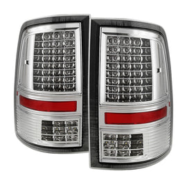 xTune Dodge Ram 1500 09-14 LED Tail Lights Incandescent Model Only Chrome ALT-JH-DR09-LED-G2-C