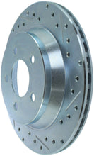 Load image into Gallery viewer, StopTech Select Sport 94-04 Ford Mustang Slotted and Drilled Left Rear Rotor