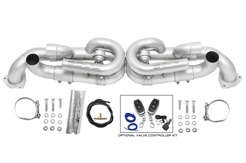 SOUL 12-16 Porsche 991.1 Carrera Base / S / GTS (w/ PSE) Valved Perf. Exhaust - Reuse Factory Tips