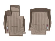 Load image into Gallery viewer, WeatherTech 2017+ Alfa Romeo Giulia Front FloorLiner - Tan (Automatic Trans Only; RWD Only)