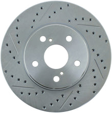 Load image into Gallery viewer, StopTech Select Sport Select Sport 06-15 Lexus IS250 Sport Slotted &amp; Drilled Front Right Rotor