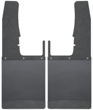 Load image into Gallery viewer, Husky Liners 09-16 Dodge Ram 1500/2500/3500 12in W Black Top &amp; Weight Kick Back Front Mud Flaps