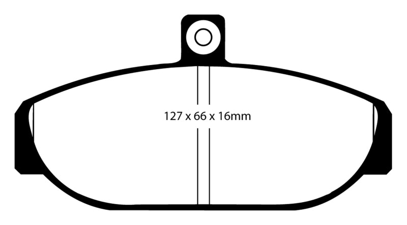 EBC 83-90 Volvo 760 2.3 Turbo (Girling) Ultimax2 Front Brake Pads