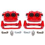 Power Stop 97-04 Chevrolet Corvette Front Red Calipers w/Brackets - Pair