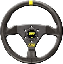 Load image into Gallery viewer, OMP Trecento Steering Wheel - Small Suede (Black) Leather