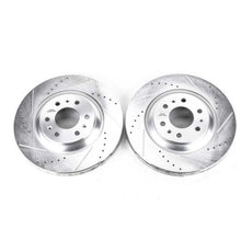 Load image into Gallery viewer, Power Stop 04-09 Cadillac SRX Front Evolution Drilled &amp; Slotted Rotors - Pair