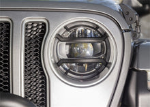 Load image into Gallery viewer, Rugged Ridge 18-20 Jeep Wrangler JL / 2020 Jeep Gladiator JT Black Elite Headlight Guards Black