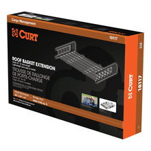 Load image into Gallery viewer, Curt 21in x 37in Roof Rack Cargo Carrier Extension