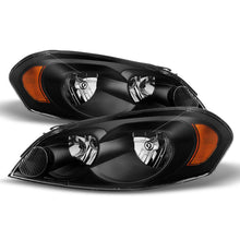 Load image into Gallery viewer, xTune Chevy Impala 06-13 Monte Carlo 06-07 Crystal Headlights Black HD-JH-CIM06-AM-BK