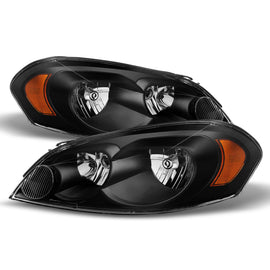xTune Chevy Impala 06-13 Monte Carlo 06-07 Crystal Headlights Black HD-JH-CIM06-AM-BK