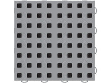 Load image into Gallery viewer, WeatherTech TechFloor - 3in X 12in Tiles(Right Loop) - Grey/Black **Order in Qtys of 10