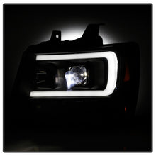 Load image into Gallery viewer, Spyder Chevy Suburban 1500/2500 07-14 Tahoe 07-14 LED Headlights Black PRO-YD-CSUB07V2PL-BK