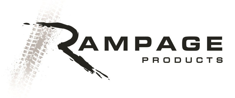 Rampage 1999-2019 Universal Rear Seat Dual Grab Strap - Black