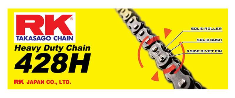 RK Chain RK-M 428H-132L - Natural