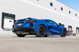 Corsa 2020-25 Corvette C8 3in Valved Cat-Back 4.5in Pol Quad Tips - Fits Factory Perf Exhaust w/ AFM