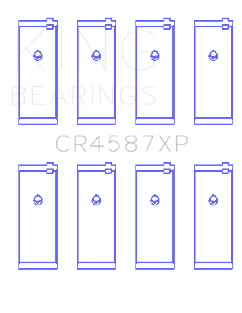 King Engine Bearings Nissan SR20DET (GTiR FWD) 16V Performance Rod Bearing Set - Size STD
