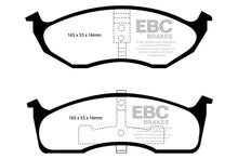 Load image into Gallery viewer, EBC 99-04 Chrysler 300M 3.5 Yellowstuff Front Brake Pads