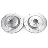 Power Stop 13-18 Land Rover Range Rover Rear Evolution Drilled & Slotted Rotors - Pair