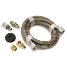 Load image into Gallery viewer, Autometer #4 Braided SS Line (-4AN) 6ft -4AN and 1/8in NPTF Fittings