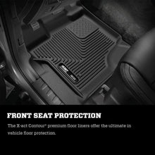 Load image into Gallery viewer, Husky Liners 21-23 Ford F-150 CC SC / 2017 F-250 SD CC X-Act Contour Rear Floor Liners - Black - GTR Auto