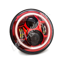 Load image into Gallery viewer, Letric Lighting 7? Red Color Collection LED Headlamp with Full Halo
