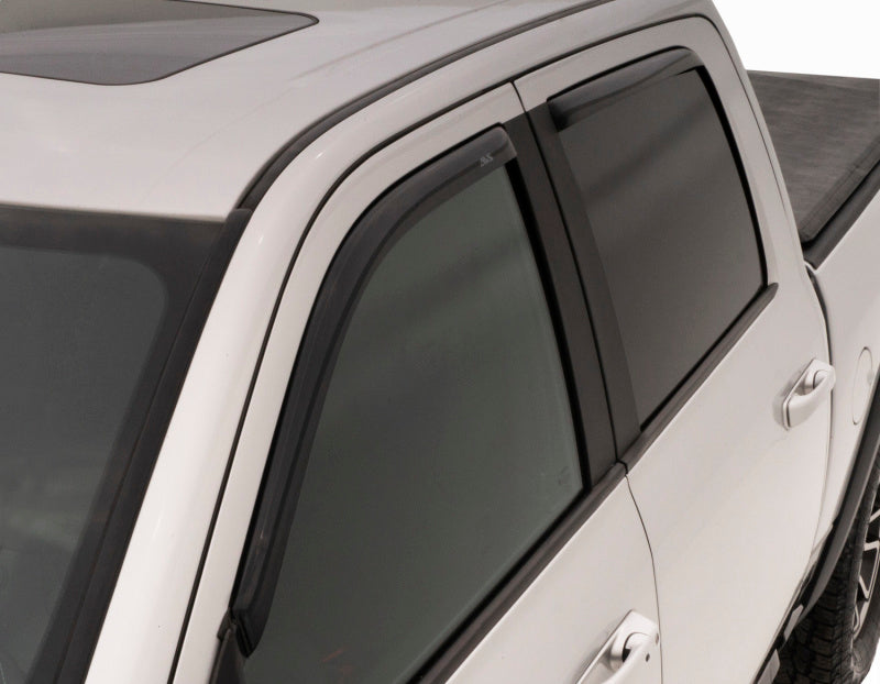 AVS 20-21 Chevy Silverado 2500/3500 Ventvisor In-Channel Front & Rear Window Deflectors 4pc - Smoke