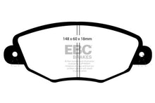 Load image into Gallery viewer, EBC 01-04 Jaguar X-Type 2.5 Yellowstuff Front Brake Pads