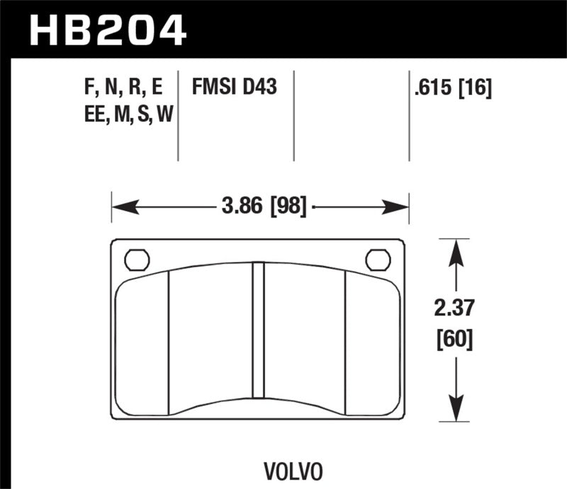 Hawk HPS Street Brake Pads