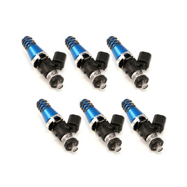 Injector Dynamics ID1050X Injectors 11mm (Blue) Adaptor Tops Denso Lower Cushions (Set of 6) - GTR Auto