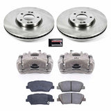 Power Stop 17-18 Hyundai Santa Fe Front Autospecialty Brake Kit w/Calipers
