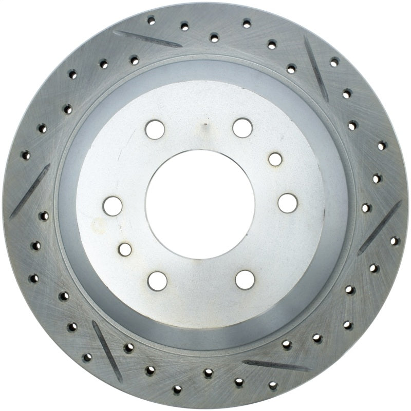 StopTech Select Sport 02-09 Chevrolet Trailblazer Slotted & Drilled Left Rear Brake Rotor