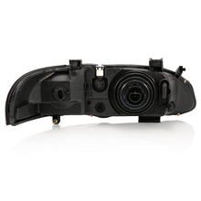 Load image into Gallery viewer, ANZO 2000-2002 Nissan Sentra Crystal Headlight Black Amber Reflector