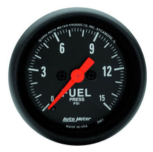 Load image into Gallery viewer, Autometer 2 1/16in 0-15 PSI Fuel Pressure Gauge Digital Stepper Motor Z Series