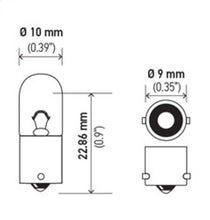 Load image into Gallery viewer, Hella Bulb 3893 12V 4W BA9s T2.75