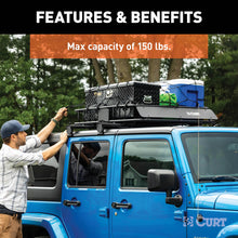 Load image into Gallery viewer, Curt Wrangler JL/Gladiator Roof Rack Crossbars (2 Pack)