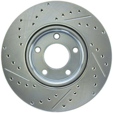 Load image into Gallery viewer, StopTech Select Sport 12-13 Mazda 3 SportStop Slotted &amp; Drilled Front Right Rotor