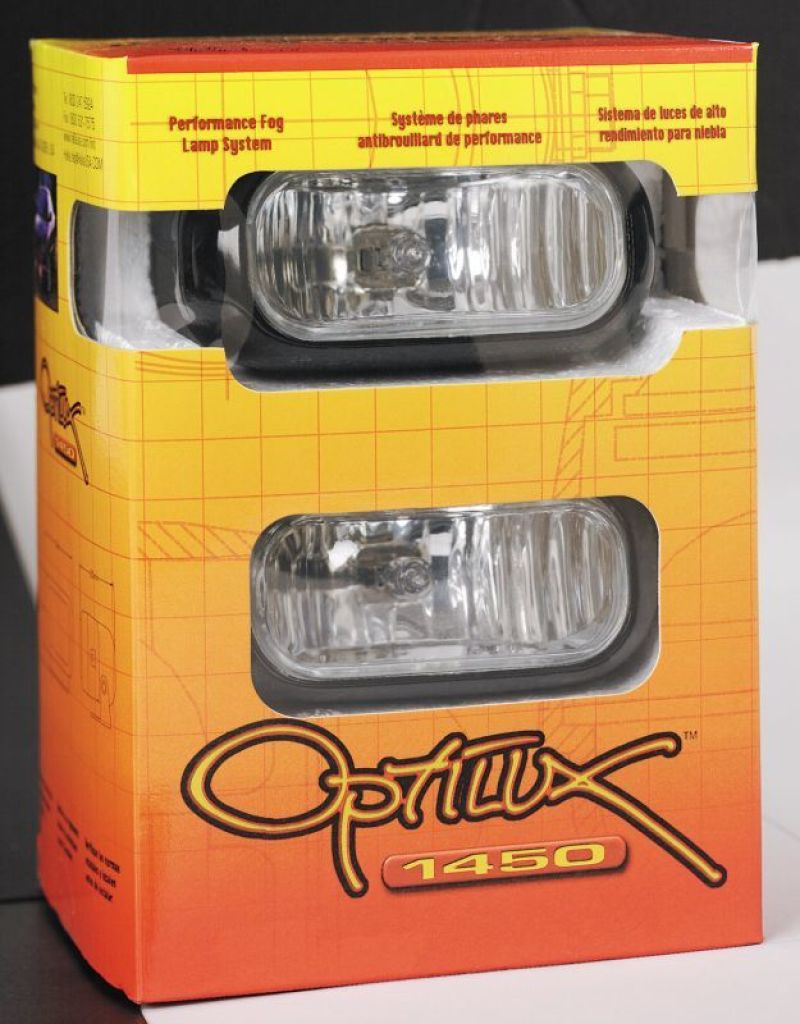 Hella Optilux 1450 12V Rectangular Fog Lamp Kit