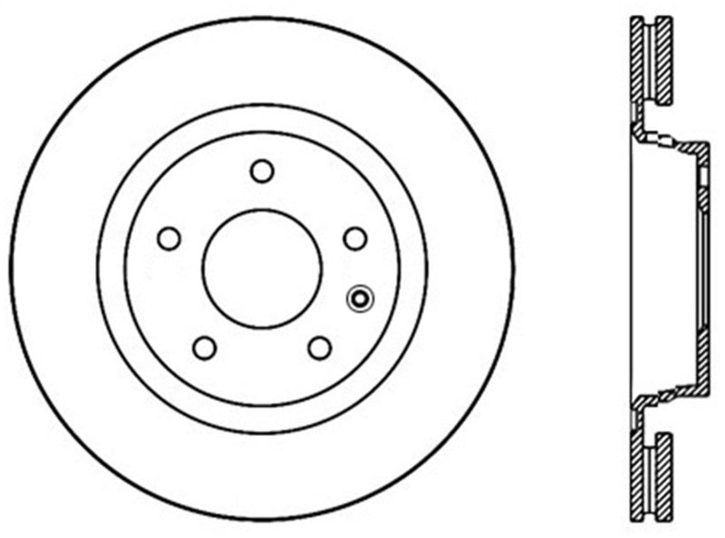 StopTech Slotted & Drilled Sport Brake Rotor