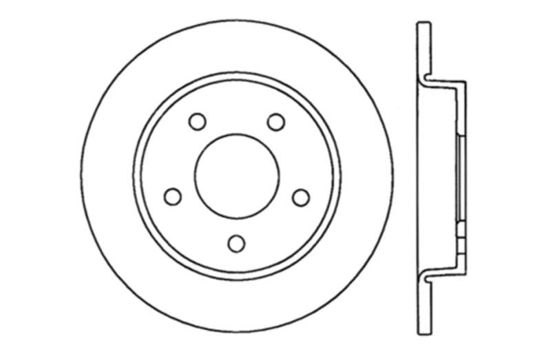 StopTech Slotted & Drilled Sport Brake Rotor