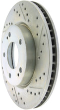 Load image into Gallery viewer, StopTech Select Sport 04-06 Mitsubishi Lancer / 01-05 Sebring Slotted and Drilled Left Front Rotor