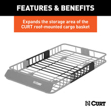 Load image into Gallery viewer, Curt 21in x 37in Roof Rack Cargo Carrier Extension