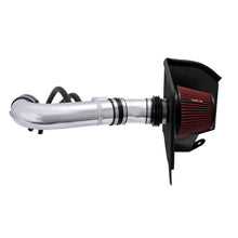 Load image into Gallery viewer, Spectre 04-14 Nissan Titan V8-5.6L F/I Air Intake Kit - Polished w/Red Filter
