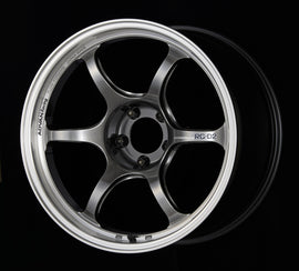 Advan RG-D2 15x7.5 +40 4x100 Machining and Racing Hyper Black Wheel