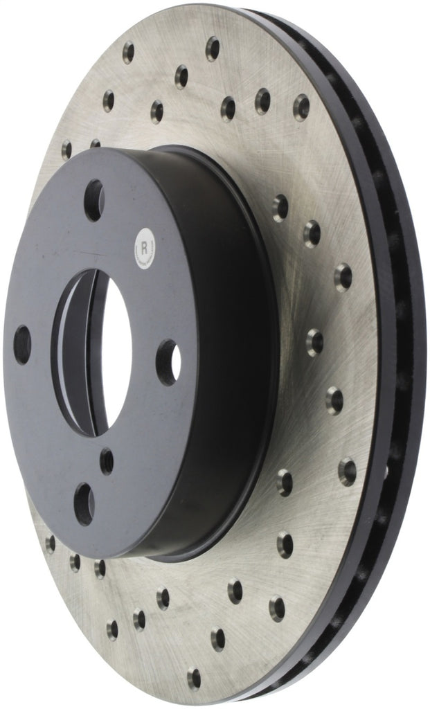 StopTech 89-93 Mazda Miata MX-5 Drilled Right Front Rotors