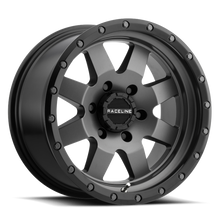 Load image into Gallery viewer, Raceline 935G Defender 18x9in / 6x139.7 BP / -12mm Offset / 107.95mm Bore - Gunmetal Wheel