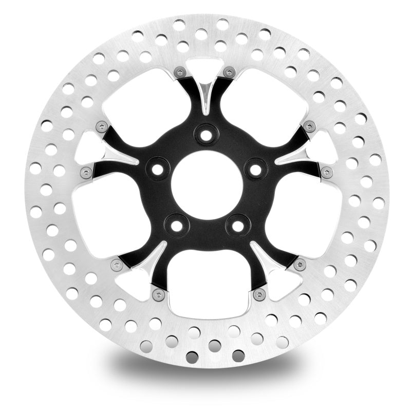 Performance Machine Disc/Carr 11.5 Galaxy Rear Left - Contrast Cut Platinum