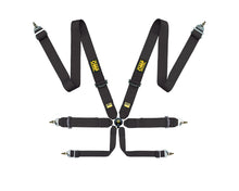 Load image into Gallery viewer, OMP First 3 Safety Harness Black