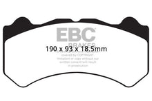 Load image into Gallery viewer, EBC 08-11 Nissan GT-R (R35) 3.8 Twin Turbo (Cast Iron Rotors) Orangestuff Front Brake Pads