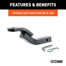 Load image into Gallery viewer, Curt 99-03 BMW 500 Series Sedan &amp; Wagon Class 1 Trailer Hitch w/1-1/4in Ball Mount BOXED